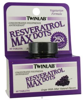 Twinlab   Resveratrol Max Dots   60 Tablets