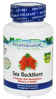 FruitrientsX   Sea Buckthorn   60 Vegetarian Capsules