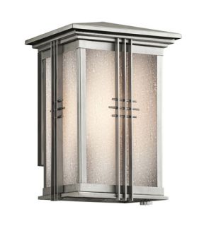 Portman Square 1 Light Outdoor Wall Lights in Stainless Steel 49158SS