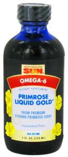 Health From The Sun   Omega 6 Evening Primrose Liquid Gold   4 oz.