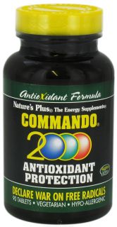 Natures Plus   Commando 2000 Anti Oxidant Protection   90 Tablets