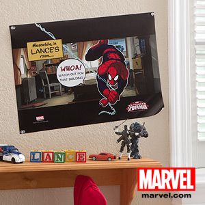 Personalized Spider Man Posters   12 x 18