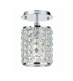 Chelsea 1 Light Semi Flush Mounts in Polished Chrome 800 CH CL MWP
