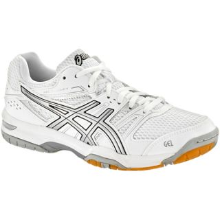 ASICS GEL Rocket 7 ASICS Womens Indoor, Squash, Racquetball Shoes White/Silver