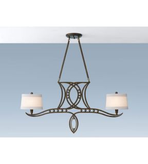 Hollywood Palm 2 Light Chandeliers in Urban Gold F2340/2UGD