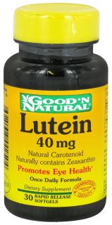 Good N Natural   Lutein 40 mg.   30 Softgels