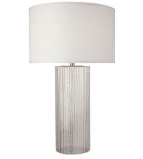 Oceana 1 Light Table Lamps in Clear Reeded Glass TT5785