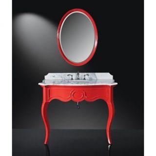 Luxe Sonnet 45 Single Bathroom Vanity   High Gloss Red