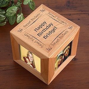 Personalized Birthday Picture Cube   Birthday Memories Style