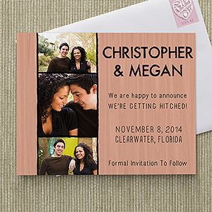 Personalized Wedding Save The Date Cards   Simply In Love