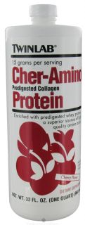 Twinlab   Cher Amino Predigested Collagen Protein Cherry   32 oz.