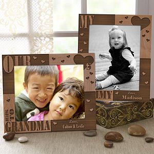 Personalized Photo Frames   Our Hearts Belong to Her   8x10