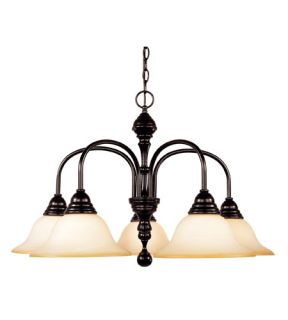 Sutton Place 5 Light Chandeliers in English Bronze 1 1715 5 13