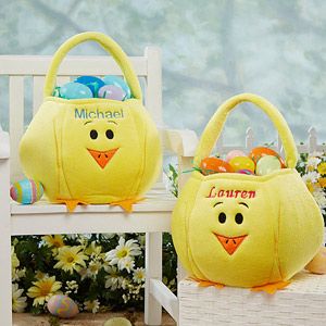 Personalized Easter Baskets   Easter Chick
