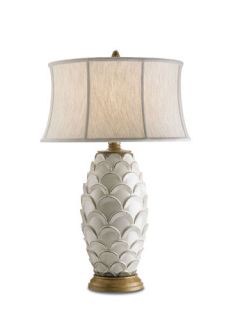 Demitasse 1 Light Table Lamps in Antique White/ Gold 6261