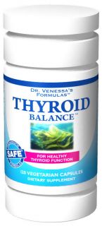 Dr. Venessas Formulas   Thyroid Balance   120 Vegetarian Capsules