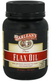 Barleans   Pure Flax Oil 1000 mg.   100 Softgels