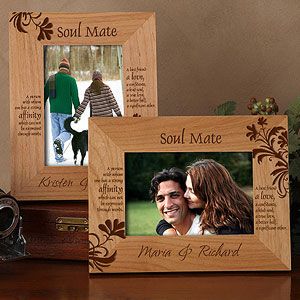 Personalized Soul Mates Picture Frames   4 x 6
