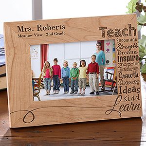 Personalized Teacher Picture Frames   Our Teacher