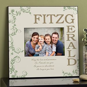 Personalized Family Picture Frames   Irish Blessings