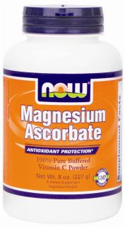 NOW Foods   Magnesium Ascorbate Powder   8 oz.