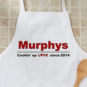 Personalized Aprons   Cooking Up Love