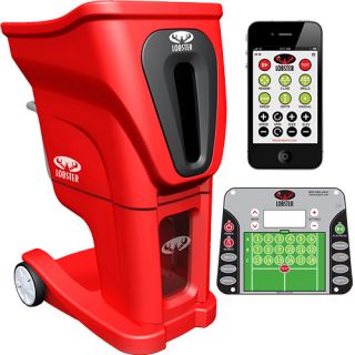 Lobster Phenom 2 Ball Machine with iPhone Remote Lobster Sports Ball Machines