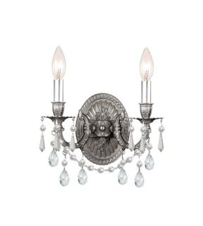 Gramercy 2 Light Wall Sconces in Pewter 5522 PW CL S