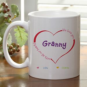 Personalized Coffee Mug for Her   All Our Hearts