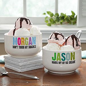 Personalized Snack Bowl for Kids   Hands Off