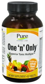 Pure Essence Labs   One n Only Superior Tonic Multiple   60 Tablets