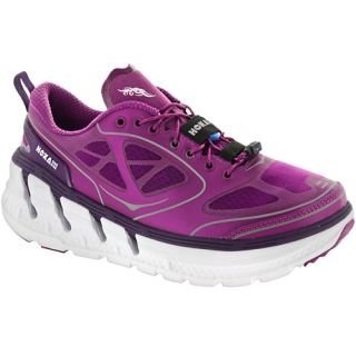 Hoka One One Conquest Hoka One One Womens Running Shoes Clover/Mulberry/White