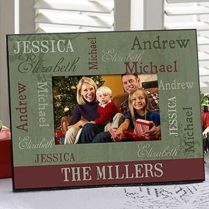 Personalized Picture Frames   Our Loving Family