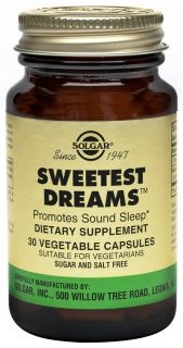 Solgar   Sweetest Dreams   30 Vegetarian Capsules