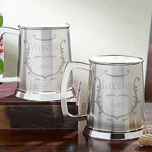 Personalized Beer Tankard   To Your Health