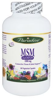 Paradise Herbs   OptiMSM 1000 mg.   180 Vegetarian Capsules