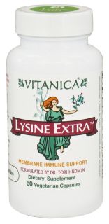 Vitanica   Lysine Extract Membrane Immune Support   60 Vegetarian Capsules