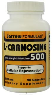 Jarrow Formulas   L Carnosine 500 mg.   90 Capsules