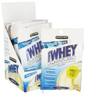 Biochem by Country Life   100% Whey Protein Powder Sugar Free Vanilla   10 Pack(s)
