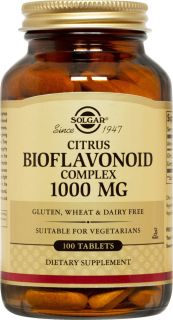 Solgar   Citrus Bioflavonoid Complex 1000 mg.   100 Tablets