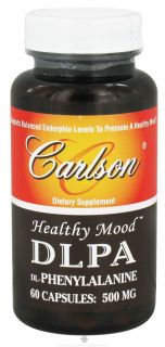 Carlson Labs   DLPA 500 mg.   60 Capsules