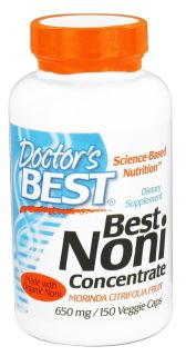 Doctors Best   Best Noni Concentrate 650 mg.   150 Vegetarian Capsules
