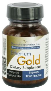 Harmonic Innerprizes   Etherium Gold Dietary Supplement   60 Vegetarian Capsules