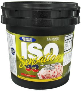 Ultimate Nutrition   Iso Sensation 93 Strawberry   5 lbs.