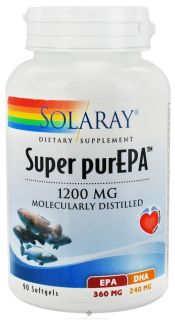 Solaray   Super purEPA 1200 mg.   90 Softgels