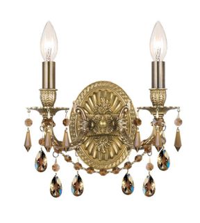 Gramercy 2 Light Wall Sconces in Aged Brass 5522 AG GTS