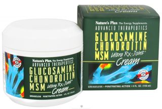 Natures Plus   Glucosamine Chondroitin MSM Ultra Rx Joint Cream   4 oz.