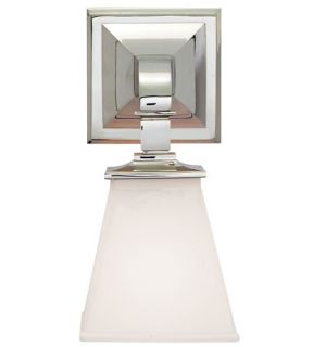 E.F. Chapman Angle 1 Light Bathroom Vanity Lights in Polished Nickel CHD1510PN WG