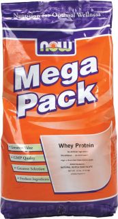 NOW Foods   Whey Protein Mega Pack Dutch Chocolate Flavor   10 lbs.