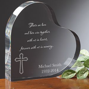 Personalized Heart Memorial Gift   Forever With Us In Memory
